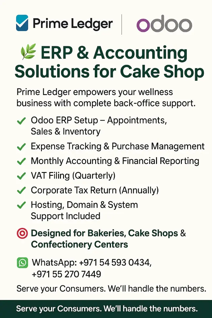 Monthly Accounting for Bakery