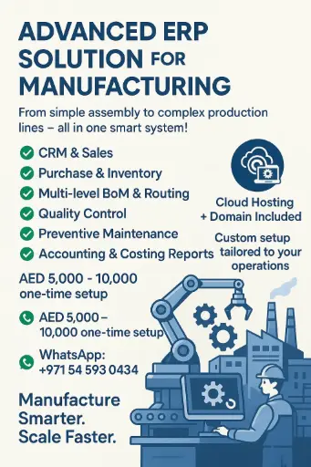 Monthly Accounting for Manufacturing 